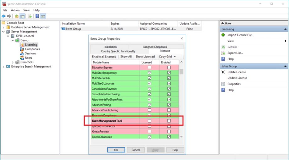 Epicor DMT Data Management Tool Tips and Tricks