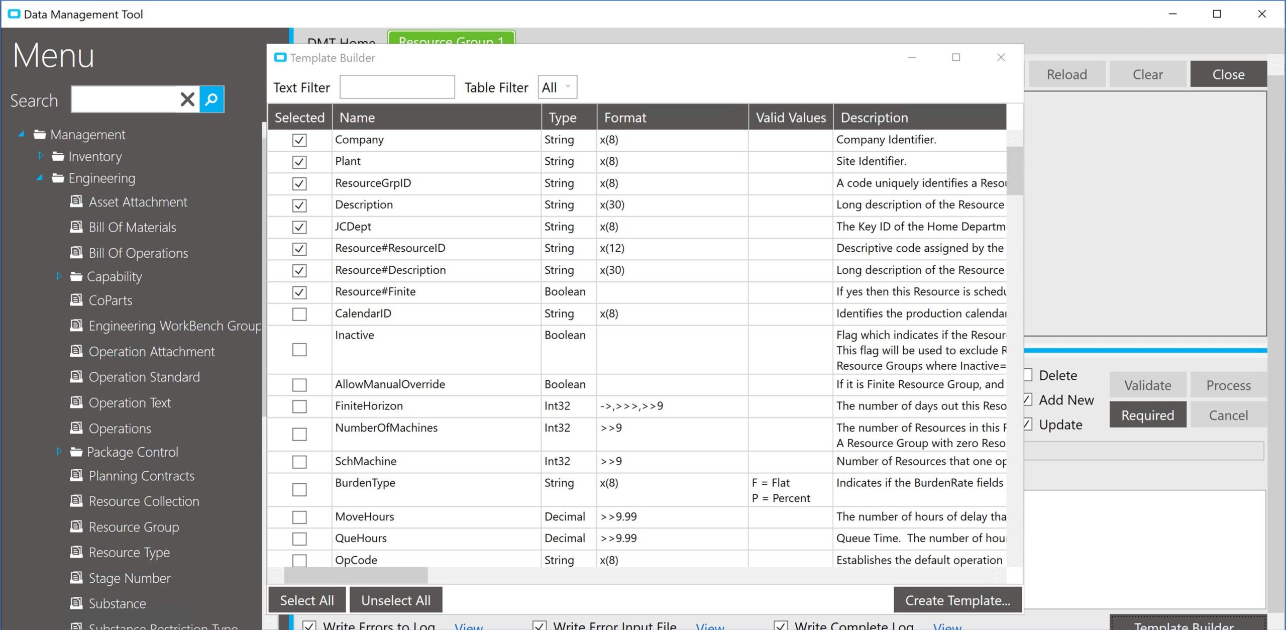 DMT Resource Group Template Builder