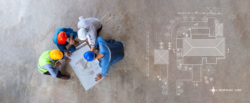 New Construction ERP New Construction ERP With Blueprints & Project Planning Consultants