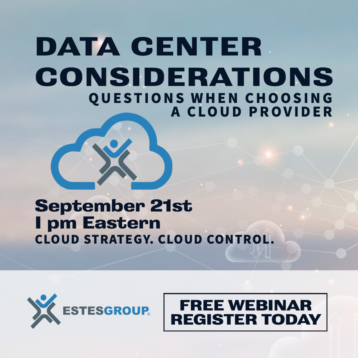 Data Center Considerations Cloud Webinar