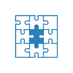 Cloud ERP Puzzle Icon