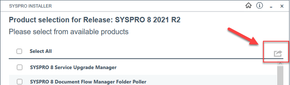 SYSPRO Product Selection