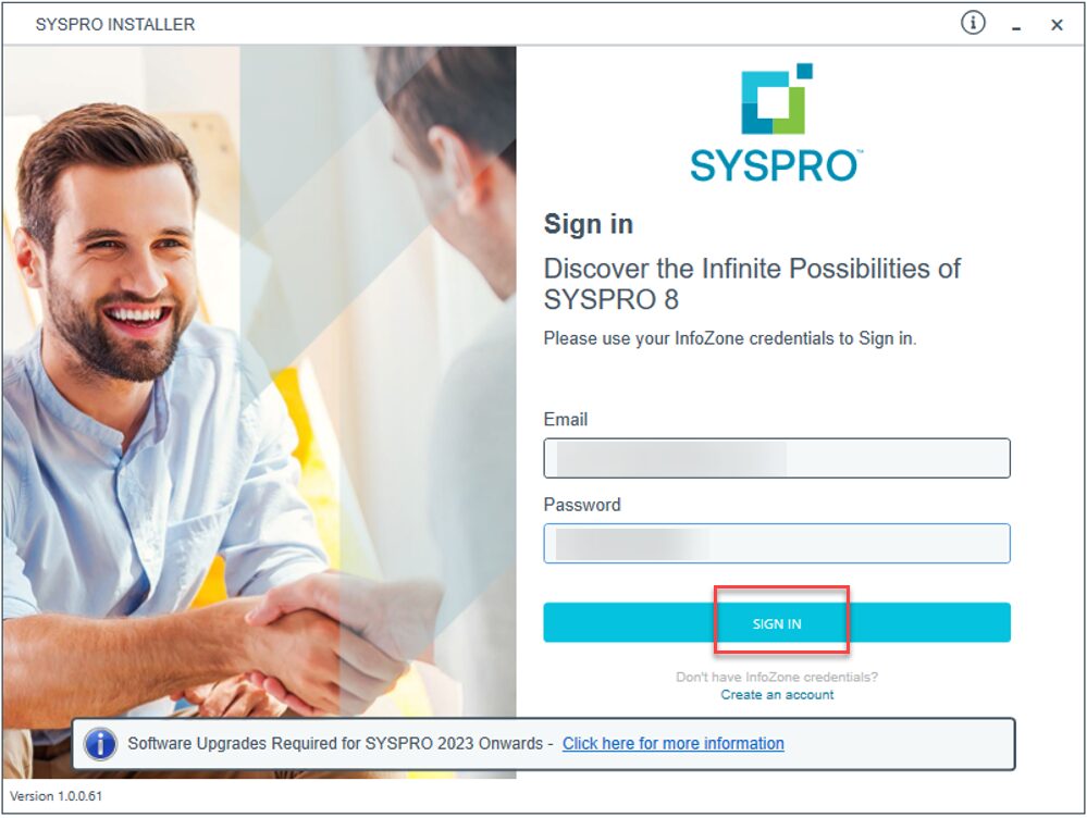 SYSPRO Sign In
